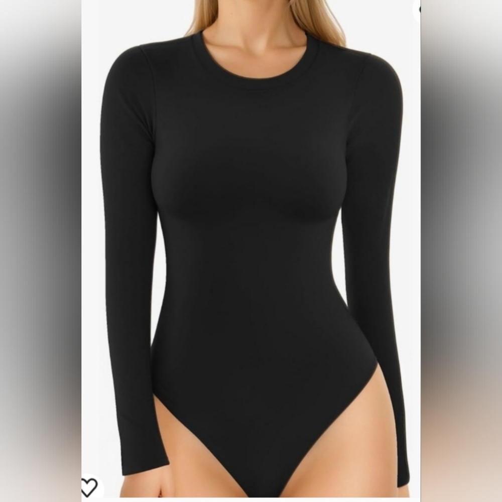 ZARA Long Sleeve Bodysuit Small, smoke/ pet free house (new, no tags)
